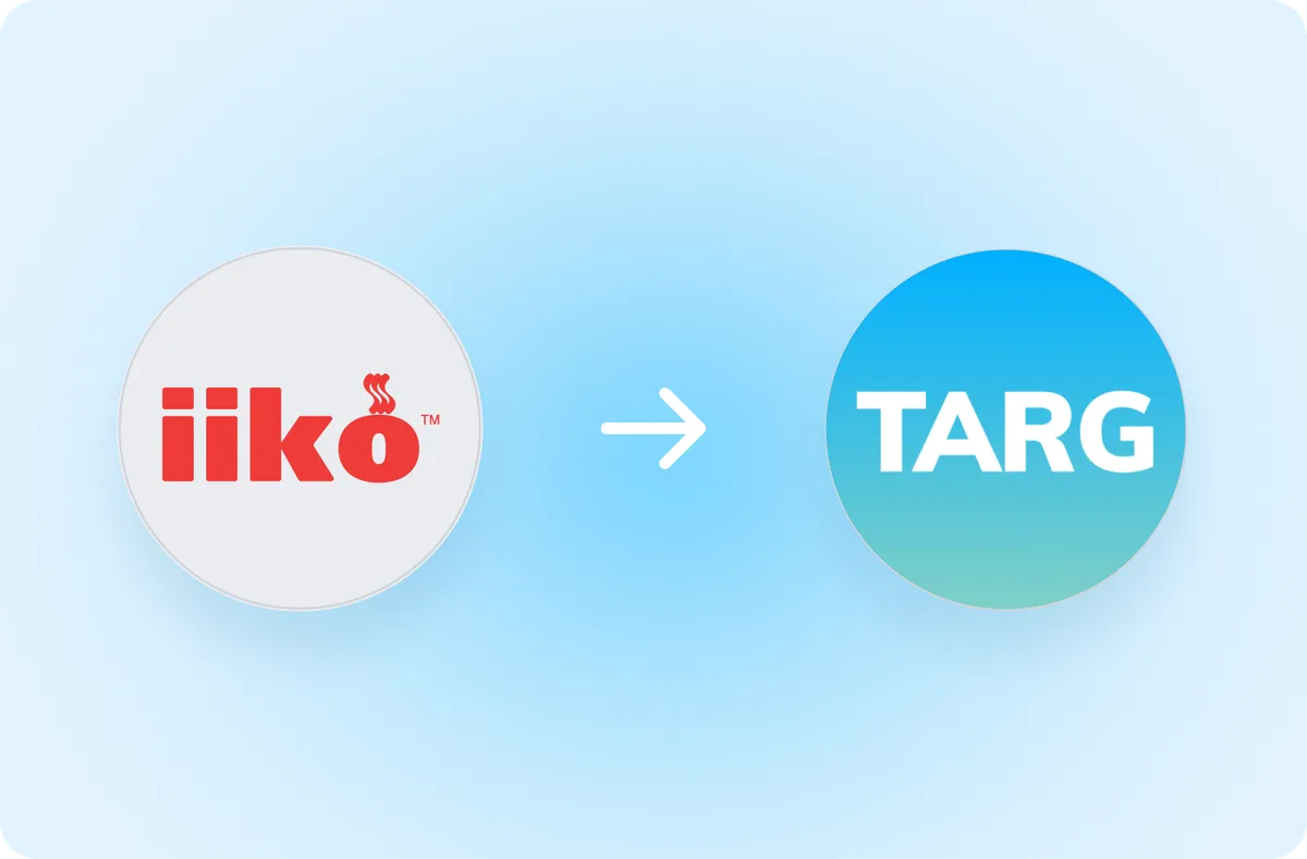 Из iiko → TARGControl