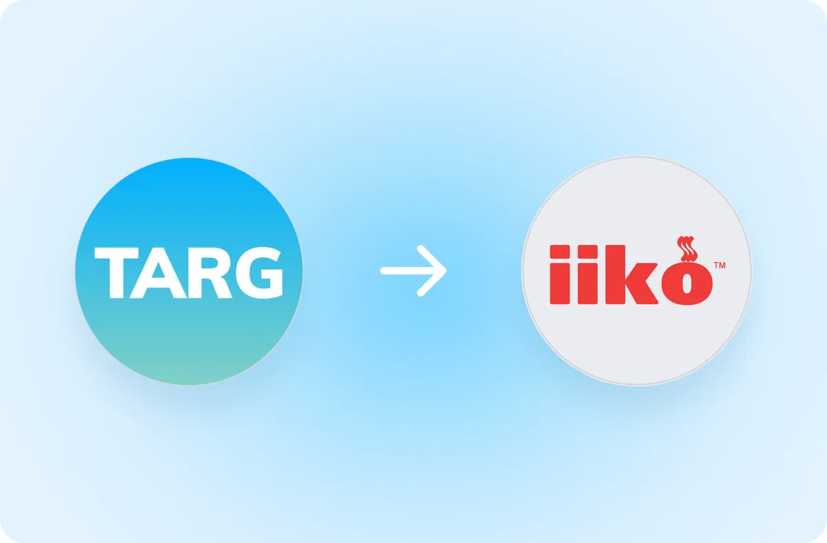 Из TARGControl → iiko